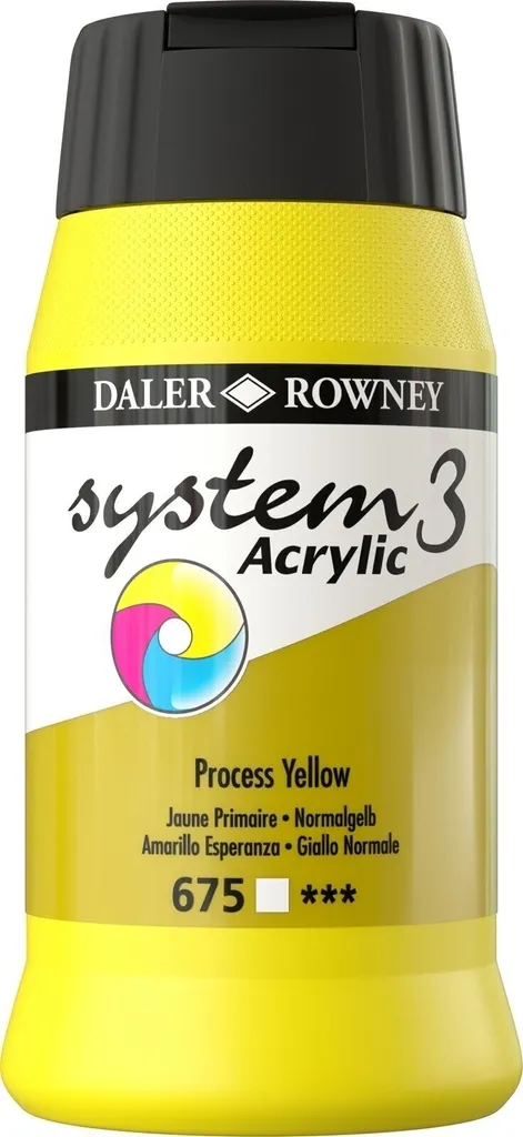 SYSTEM3 ACRILICO 500 ML GIALLO PRIMARIO 675