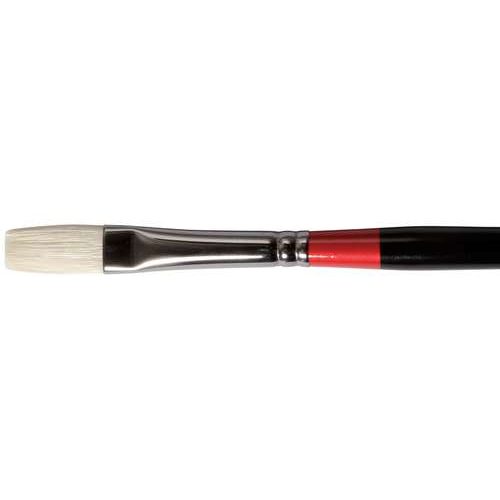 PENNELLO GEORGIAN PIATTO IN SETOLA MANICO LUNGO SERIE 38 N. 6